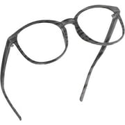 LifeArt Blue Light Blocking Glasses, Anti Eyestrain, Computer Reading Glasses, Gaming Glasses, TV Glasses for Women Men, Anti Glare (Wood, +3.00 Magnification)