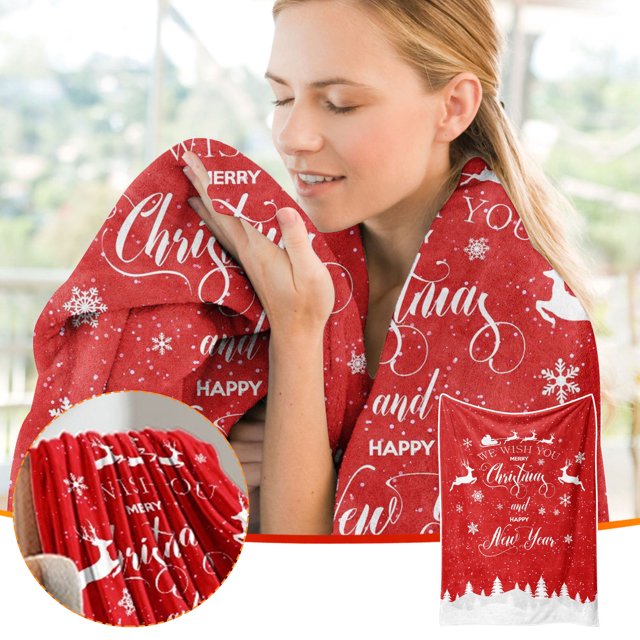 Ganfancp Navidad Franela Impreso Digital Acondicionamiento Manta Regalo Manta Siesta Manta Ofertas de La Semana 1X Manta