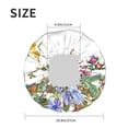 thumbnail image 6 of Balery Herbs And Wildflowers Shower Caps, Double Layer Waterproof Shower Cap, Double Layers Reusable Shower Cap With Soft Comfortable For Long Thick Hair Soft Bath Shower Hair Caps, 6 of 9