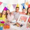 thumbnail image 4 of 10Pack Cupcake Boxes12 Count with Window,10.25 in x 13.25 in x 4 in for Cupcakes, Desserts, Celebrate, 4 of 8