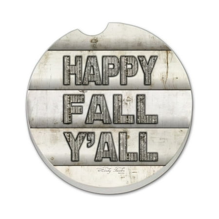 

Thirstystone Happy Fall Ya ll Single Coaster for Vehicle Cup Holder