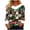 A Green, variant on Horkkom Long Sleeve Blouses for Women Plush V Neck Christmas Tree Shirts Trendy Fall Xmas Tops L, Gifts for Women