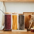 thumbnail image 5 of 98oz Food Storage Jars with Airtight Bamboo Lid - Clear Kitchen Canisters for Pantry Organization, Coffee, Flour, Sugar, Candy Storage, and Dry Food Container Solutions, 5 of 6