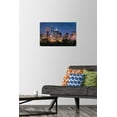 thumbnail image 2 of Texas - Dallas Skyline Wall Poster with Push Pins, 14.725" x 22.375", 2 of 6