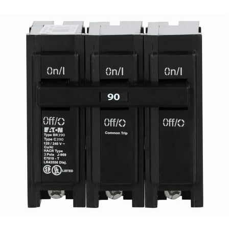 Eaton BR 90 Amp 3 Pole Circuit Breaker