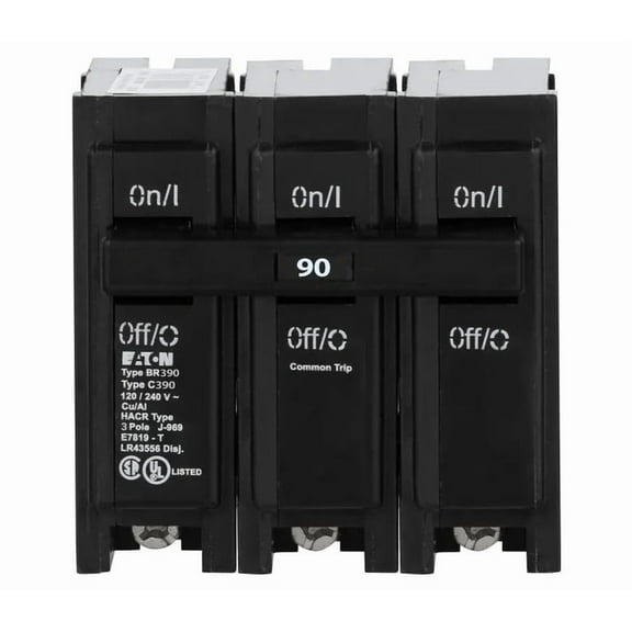 Eaton BR 90 Amp 3 Pole Circuit Breaker