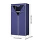 thumbnail image 3 of Cajón de armario de tela, almacenamiento de ropa de hogar, estilo moderno, estante ajustable, estructura de metal, para dormitorio, alta capacidad, organizador de ropa, almacenamiento,Blue-505, 3 of 9