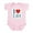 Petal Pink, variant on CafePress - I Love LBI Infant Bodysuit - Baby Light Bodysuit, Size Newborn - 24 Months
