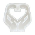 thumbnail image 1 of Heart Shaped Vase Test Tube Resin Casting Reusable Concrete Suitable for Desktop Decoration, 1 of 5