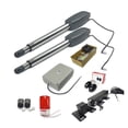 thumbnail image 1 of Automatic Dual Arms Electric Swing Door Gate Opener Operator Motor Actuator Closer Swing Gate Opener + Wifi Control System For Driveway ,Ultra-Quiet Operation, 1 of 7
