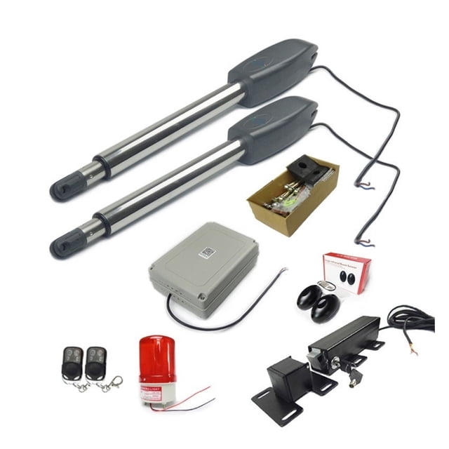 Automatic Dual Arms Electric Swing Door Gate Opener Operator Motor Actuator Closer Swing Gate Opener + Wifi Control System For Driveway ,Ultra-Quiet Operation