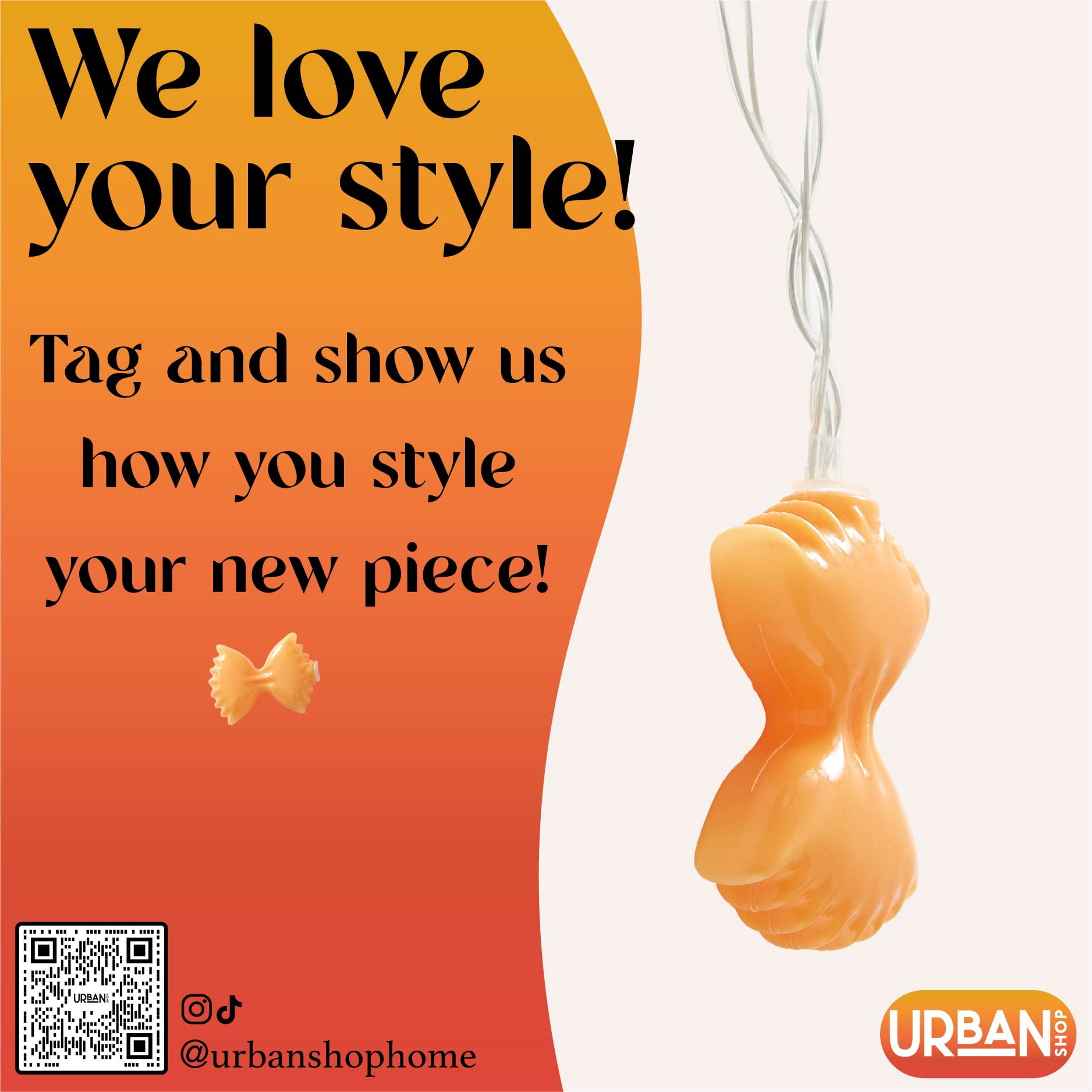 Urban Shop Indoor 5.5' Battery Operated Bowtie Figural LED String Lights