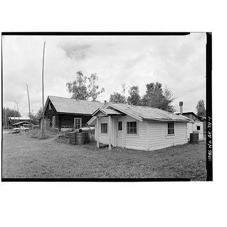 Historic Print, Amundsen Cabin, A Street, Eagle, Southeast Fairbanks Census Area, AK, 18" x 24"
