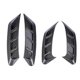 thumbnail image 1 of Car Headlight Eyebrow Cover Trim Sticker Decoration for - A4 B9 2020-2021 RS4 Accessories 4PCS, ABS Carbon Fiber, 1 of 5