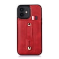 thumbnail image 4 of Allytech Wallet Case for iPhone 12/12 Pro 6.1 inch,Luxury Business Soft PU Leather Credit Card Holder Wristband Shockproof Protective Cover.For iPhone 12 Pro / 12 6.1",Red, 4 of 9