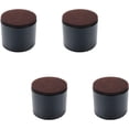 thumbnail image 1 of Elevadores autoadhesivos LIUYMXG para cama y muebles de Acero redondos negros 60x52mm, 1 of 5