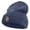 Navy, variant on Initial San Diego Embroidered Big Size Acrylic Long Beanie - Black XL-3XL