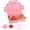 Pink, variant on YUSS Bento Boxes，Lunch Boxes with 7 Compartments，Lunch Container for Adults with Utensils & Sauce Container，BPA-Free，Pink