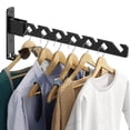 thumbnail image 1 of AMERTEER Clothes Drying Rack Adjustable Angle Clothes Hanger Wall-mounted Coat Dryer Collapsible Clothing Organizer Large Loading-bearing Capacity Drying Rack for Laundry Balcony Bathroom, 1 of 11