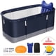 thumbnail image 3 of Bañera plegable Timcorr portátil para adultos con almohada y asiento de baño 21,7 pulgadas, 3 of 8