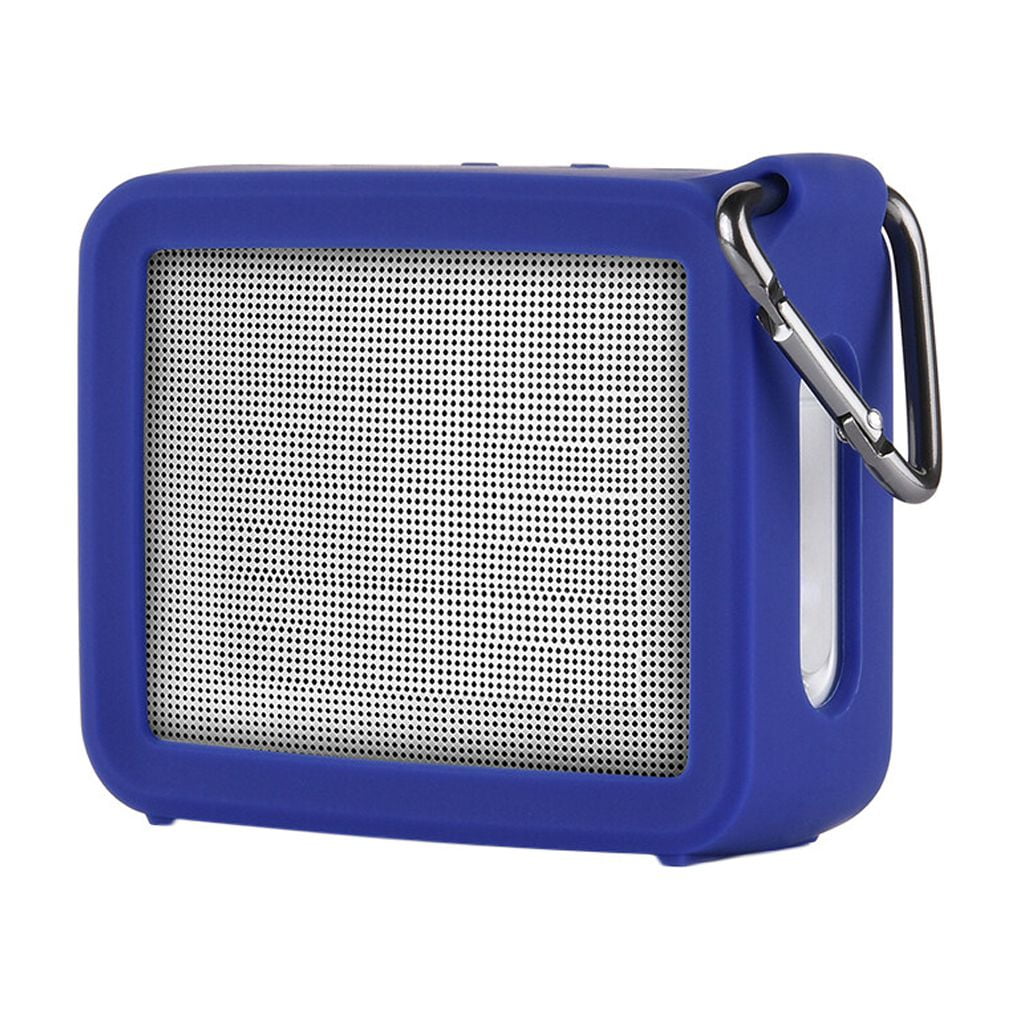 Hi,Fancy Bluetooth Speaker Cover Wireless Speaker Soundbox Silicone Protector Replacement for JBL Go 2, Blue