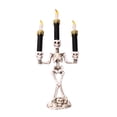 thumbnail image 1 of FAROOT Halloween LED Light, Skull Candle Lamp Resin Artware Desktop Decor, 1 of 5