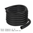 thumbnail image 1 of Bgsha 1/4" 3/8" 98FT Protective Tube Tubing Black Color Sleeve Tube Split Wire, 1 of 6