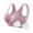 Pink A, variant on LSLJS Womens Sports Bras Plus Size No Underwire Wireless Bras Solid Color Rhinestone Print Lingerie with Removable Padding, Gifts for Women