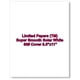 thumbnail image 1 of Limited Papers (TM) Super Smooth Solar White Cubierta de 80 libras 8.5 "x11" 250 / paquete Limited Papers NOTN-FBA-384760, 1 of 1