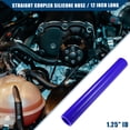 thumbnail image 3 of Car Straight Coupler Silicone Hose Front Universal Intercooler Silicone Tube 4-Ply 1.25" ID Blue, 3 of 6