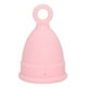 thumbnail image 1 of Copa menstrual de silicona para mujer, suave, elástica, reutilizable, herramienta para el cuidado corporal femenino, rosa, L, 1 of 14