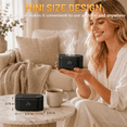 thumbnail image 2 of BCOOSS Mini Essential Oil Diffuser for Home Aroma Air Aromatherapy Diffuser and Humidifier with 7 LED Lights,Black, 2 of 7