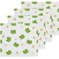 thumbnail image 2 of SKYSONIC Frog Cotton Washcloths Set of 2, Highly Absorbent Soft Fingertip Towel for Bathroom, Gym, Hotel and Spa, 12 x 12 Inch, 2 of 7