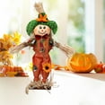 thumbnail image 5 of YingYouFu Halloween Decor, Scarecrow Figurine Fabric Straw HandCraftsed, Fall Harvests Festival , Indoor Outdoor Party Ornament, Green, 5 of 6