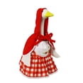 thumbnail image 4 of Novryn Goose Outfit Christmas Clothes For Yard, 22 x 14 Inch Polyester Cover With A Printed Holiday Pattern And A Slip On Fit, Porch Lawn Garden Or Front Yard Display Use, 4 of 9