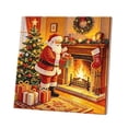 thumbnail image 3 of Christmas DIY Color Diamond Art Kits for Adults, Santa Claus Snowman Teddy Bear Crystal Bead Art Set, 3D Embossed Handmade Canvas Art, Home Wall Table Decor, Stress Relief Craft & Xmas Holiday Gift, 3 of 9