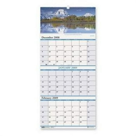 House of Doolittle Earthscapes Three Month Wall Calendar 3638