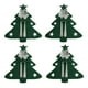 thumbnail image 5 of 4 piezas de soporte para cuchillos y tenedores de Navidad, bolsa para cubiertos, organizador de vajilla, decoraciones, Papá Noel, copo de nieve, árbol de Navidad, suministros para fiestas, 5 of 5