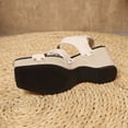 thumbnail image 4 of MKLEKYY Sandalias de Plataforma Zapatos de Playa Zapatillas de Mujer Sandalias Planas de Una Sola Pieza para Vacaciones En La Playa 685, 4 of 4