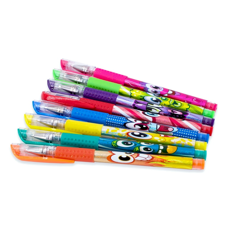 Scentos Scented Glitter Pens Pack with Assorted Colors for