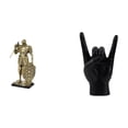 thumbnail image 1 of Figura de resina de caballero nórdico, escultura de arte abstracto, adorno para escritorio, armario, mesa de oficina, centro de mesa, entrada, estatua, 1 of 8