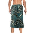 thumbnail image 2 of Mens Shower Wrap Adjustable Bath Wrap Towel Body Towels for Gym Shower Sauna Spa Modern Luxury Pattern 60x28, 2 of 7