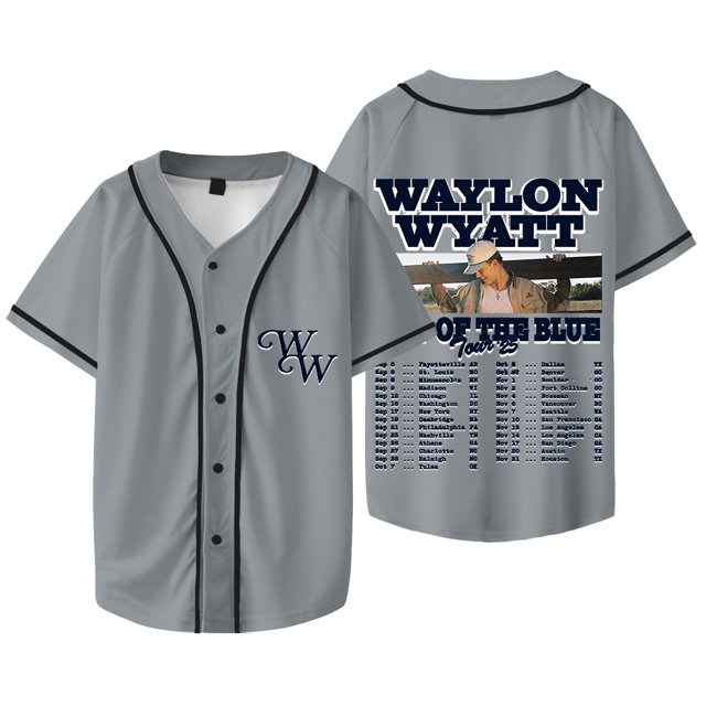 Waylon Wyatt Out Of The Blue Tour Baseball Jacket Tee Unisex V-neck Short Sleeve Tshirts