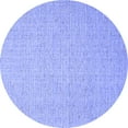 thumbnail image 1 of Ahgly Company Indoor Round Oriental Blue Industrial Area Rugs, 6' Round, 1 of 4
