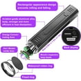 thumbnail image 5 of "Wood's Lamp pet cat, dog Wood's Black light Flashlight cat Ringworm Detector,Doctor Pet Urine Detector,for Analyzing Skin Dog Cat Care Bed Bug Inspect.", 5 of 6