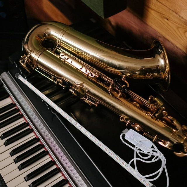OULII Lumière de Réparation de Flûte pour Entretien d'Instrument à Bois 1Ensemble ABS Blanc