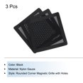 thumbnail image 3 of Uxcell 3PCS PC Dust Filter, 100x100mm Magnetic Frame PVC Computer Case Cooler Dustproof Mesh Cover Fan Grills Black, 3 of 4