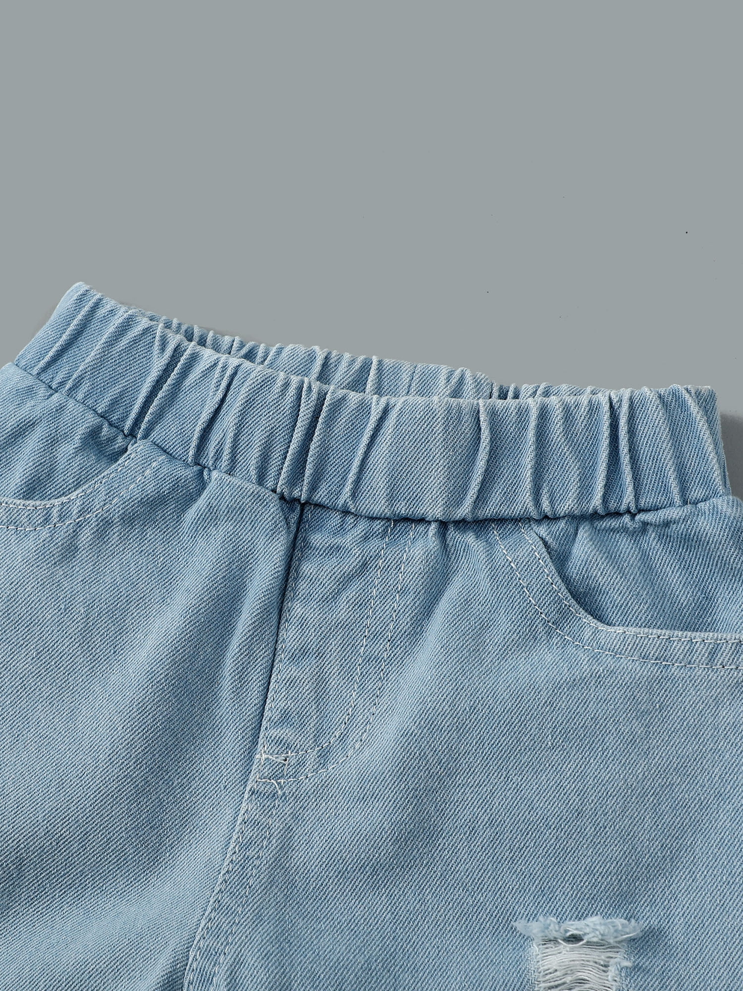 ZOEREA Baby Clothes Toddler Jeans Ruffle Shirt Denim Pants Girls Clothing Set Fall Winter Outfit 2pcs