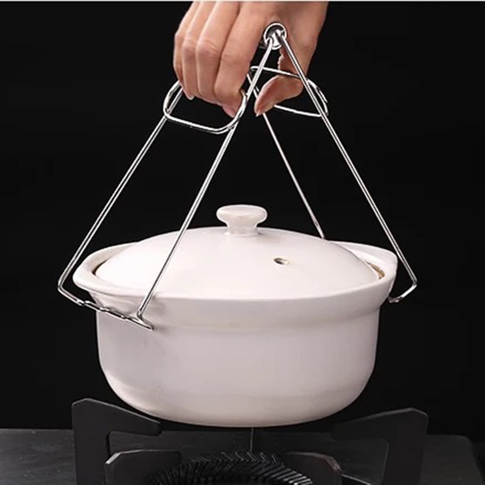 Travelwant Kitchen Folding Hot Dish Plate Clip Plate Tongs Bowl Clips