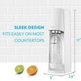 thumbnail image 5 of SodaStream Terra Sparkling Water Maker Bundle (White), with CO2, DWS Bottles, and Bubly Drops Flavors, 5 of 8